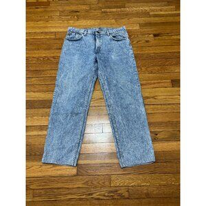 Vintage Levi's Jeans Mens Sz 35x29 (FITS) Blue Acid Wash 506 USA Made 90s 80s